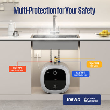 4 Gallon Electric Mini Tank Water Heater