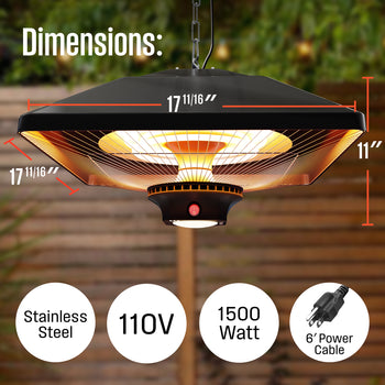 Hanging Outdoor Infrared Electric Outdoor Heater