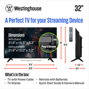 32″ HD TV
