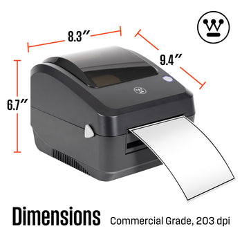 WHTP203e USB Direct Thermal Shipping Label Printer