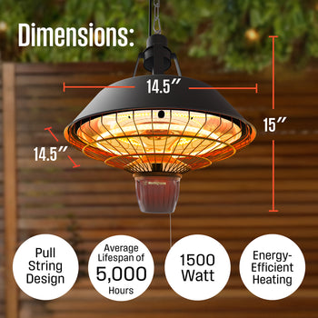 Hanging Outdoor Ceiling Patio Heater