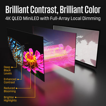 55” Mini-LED 4K UHD Roku TV Max