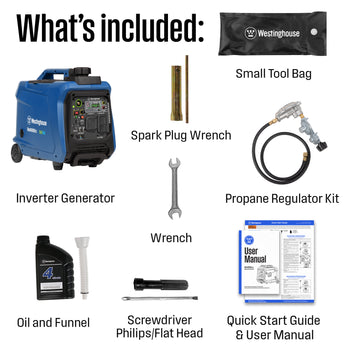 iGen4000DFcv Inverter Generator - Dual Fuel with CO Sensor