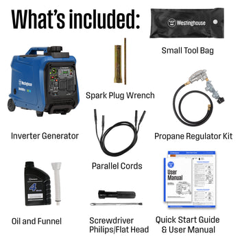 iGen4000DFcv Inverter Generator - Dual Fuel with CO Sensor