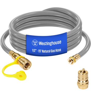 15' Natural Gas Hose: 1/2