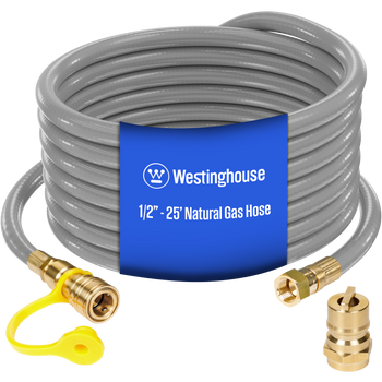 25' Natural Gas Hose: 1/2