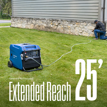 25' Natural Gas Hose: 1/2