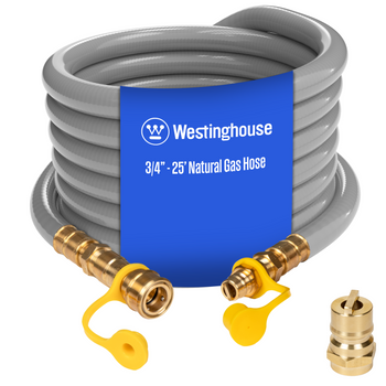 25' Natural Gas Hose: 3/4