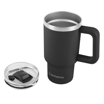 K - Double Wall Stainless Steel Insulated Tumbler (Black)