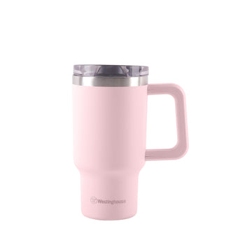 K - Double Wall Stainless Steel Tumbler (Pink) 40 oz