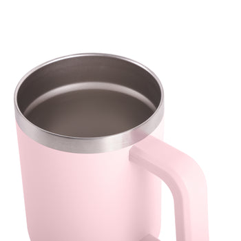 K - Double Wall Stainless Steel Tumbler (Pink) 40 oz