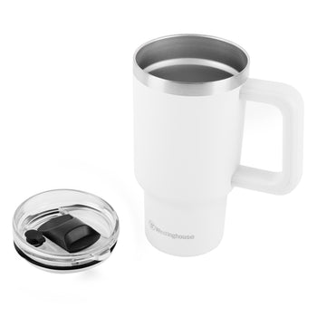 K - Double Wall Stainless Steel Insulated Tumbler (White) 32 oz