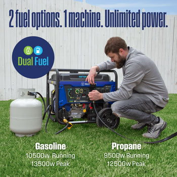 WGen10500DFc - Dual Fuel with CO Sensor