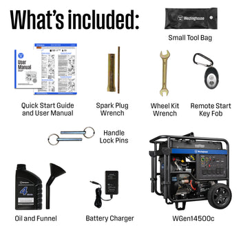 WGen14500c Generator with CO Sensor
