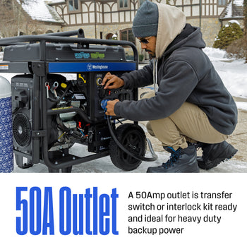 WGen14500DFc Generator - Dual Fuel with CO Sensor