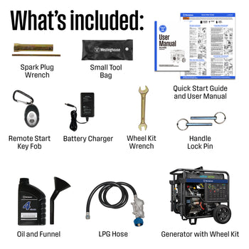WGen14500DFc Generator - Dual Fuel with CO Sensor
