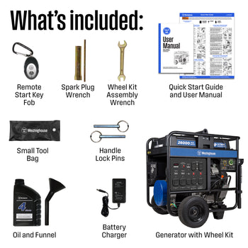 WGen20000c Generator with CO Sensor