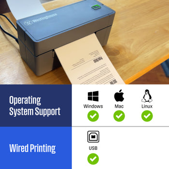 WHTP203v Professional Shipping Label Printer