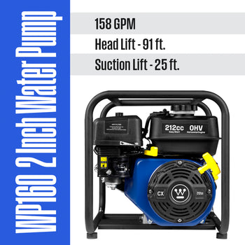 WP160 2” Water Pump