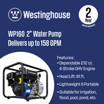 WP160 2” Water Pump