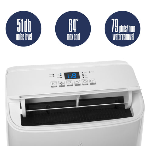 WPac14000h Portable Air Conditioner with Heat