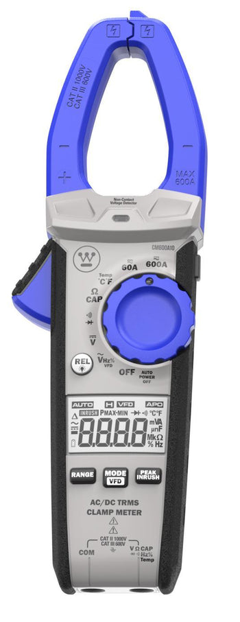 600A True RMS Auto ranging Clamp Meter