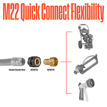 Pressure Washer Intake Quick-Connect Valve