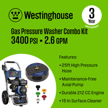 WPX3400SC Pressure Washer Kit
