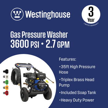 WPX3600 Pressure Washer
