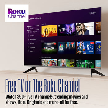 58″ Edgeless 4K UHD Roku TV