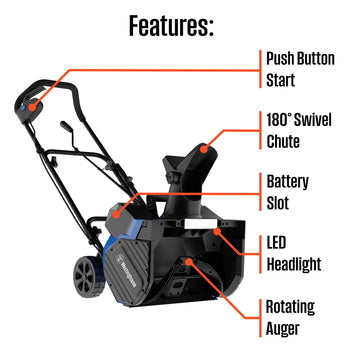 WSnow18T 48V Cordless Snow Blower  (Tool Only)