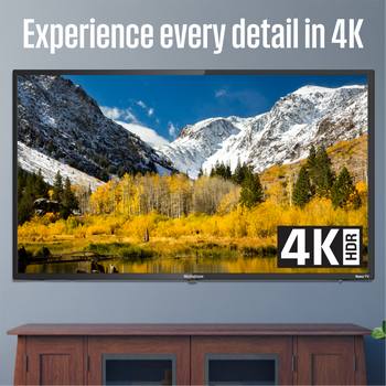 Westinghouse Roku TV - Smart TV de 43 pulgadas, televisor LED 4K UHD con  conectividad Wi-Fi y aplicación móvil, TV de pantalla plana compatible con