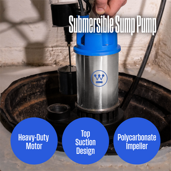 1/2 HP Submersible Sump Pump