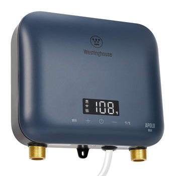 3.5KW Mini Electric Tankless Water Heater, Deep Blue