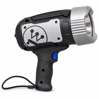 2000-Lumen Rechargeable LED Spotlight with USB Power Bank