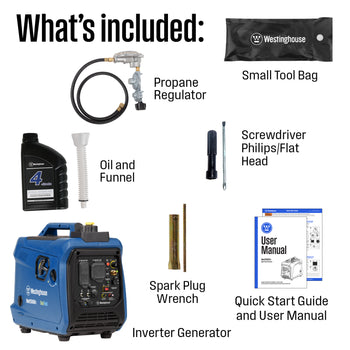 iGen2550DFc Inverter Generator - Dual Fuel with CO Sensor