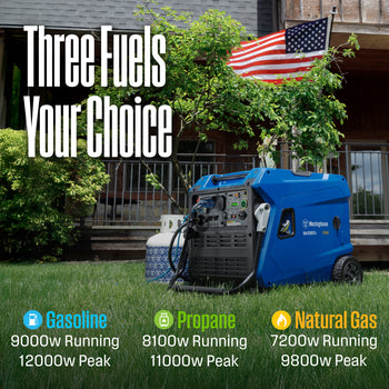 iGen12000TFc Inverter Generator - Tri-Fuel with CO Sensor