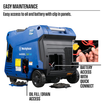 iGen5000DFc Inverter Generator Dual Fuel with CO Sensor