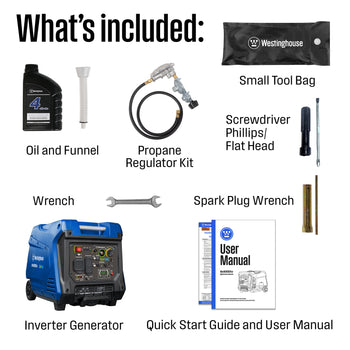 iGen5000DFcv Inverter Generator - Dual Fuel with CO Sensor