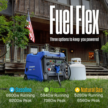 iGen8200TFc Inverter Generator - Tri-Fuel with CO Sensor
