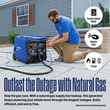 iGen8200TFc Inverter Generator - Tri-Fuel with CO Sensor
