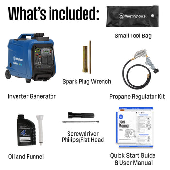 iGen4000DFcv Inverter Generator - Dual Fuel with CO Sensor