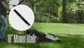 17 Inch Replacement Steel Mower Blade for Electric Lawn Mower, Fits WMow18 40V