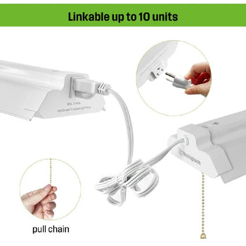 5000 Lumen LED Shop Light, 2 Pack