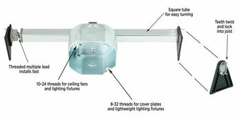 Saf-T-Brace, 3 Teeth, Twist and Lock