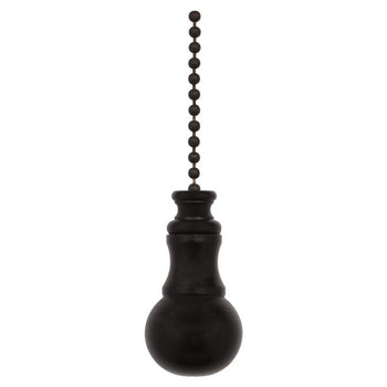 Classic Ball Finial/Pull Chain, Oil Rubbed Bronze Finish