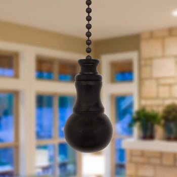 Classic Ball Finial/Pull Chain, Oil Rubbed Bronze Finish