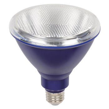 PAR38 Flood 15-Watt (100 Watt Equivalent) Medium Base Blue Outdoor LED Lamp