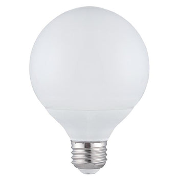 15 Watt Globe CFL Cool White E26 (Medium) Base, Box (2-Pack)