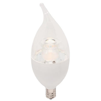 C13 7-Watt (60 Watt Equivalent) Candelabra Base Soft White LED Lamp